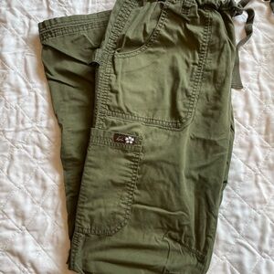 Koi Olive Green Boot Cut Pants